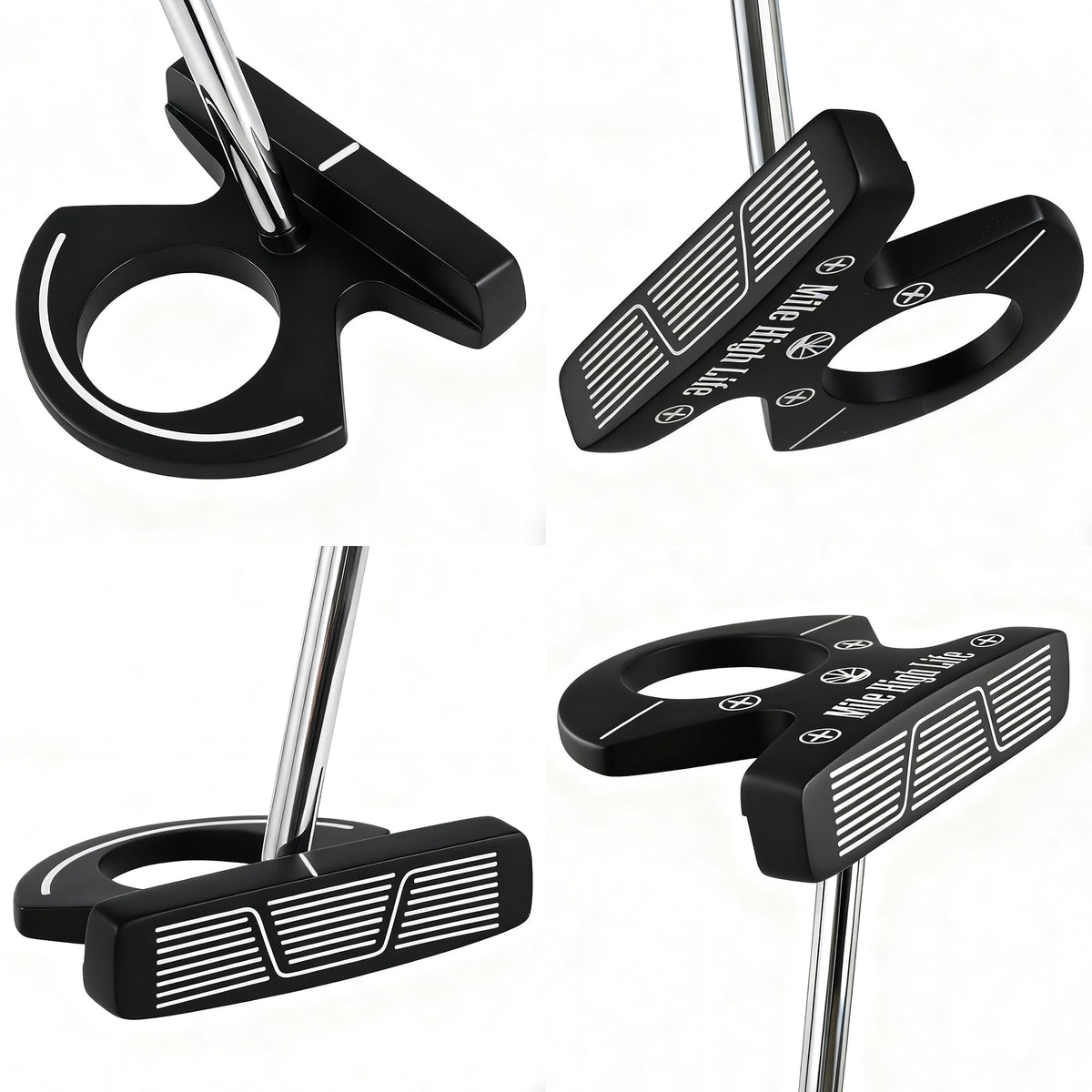 Mile High Life matte black finish reduces glare for clearer aim.