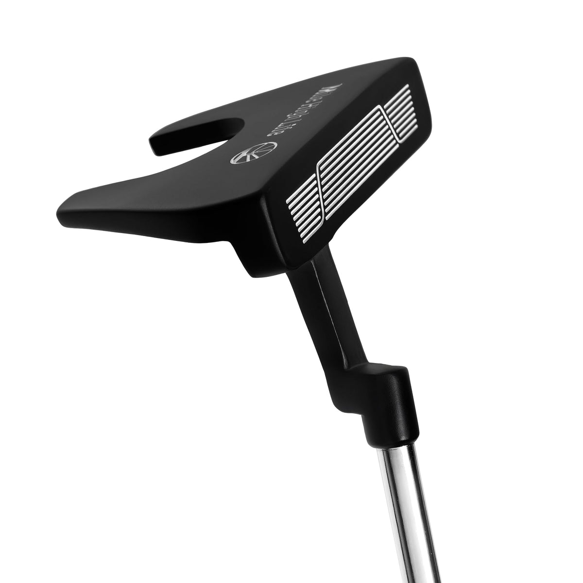 Mile High Life putter with premium black finish reduces glare and improves sight lines.