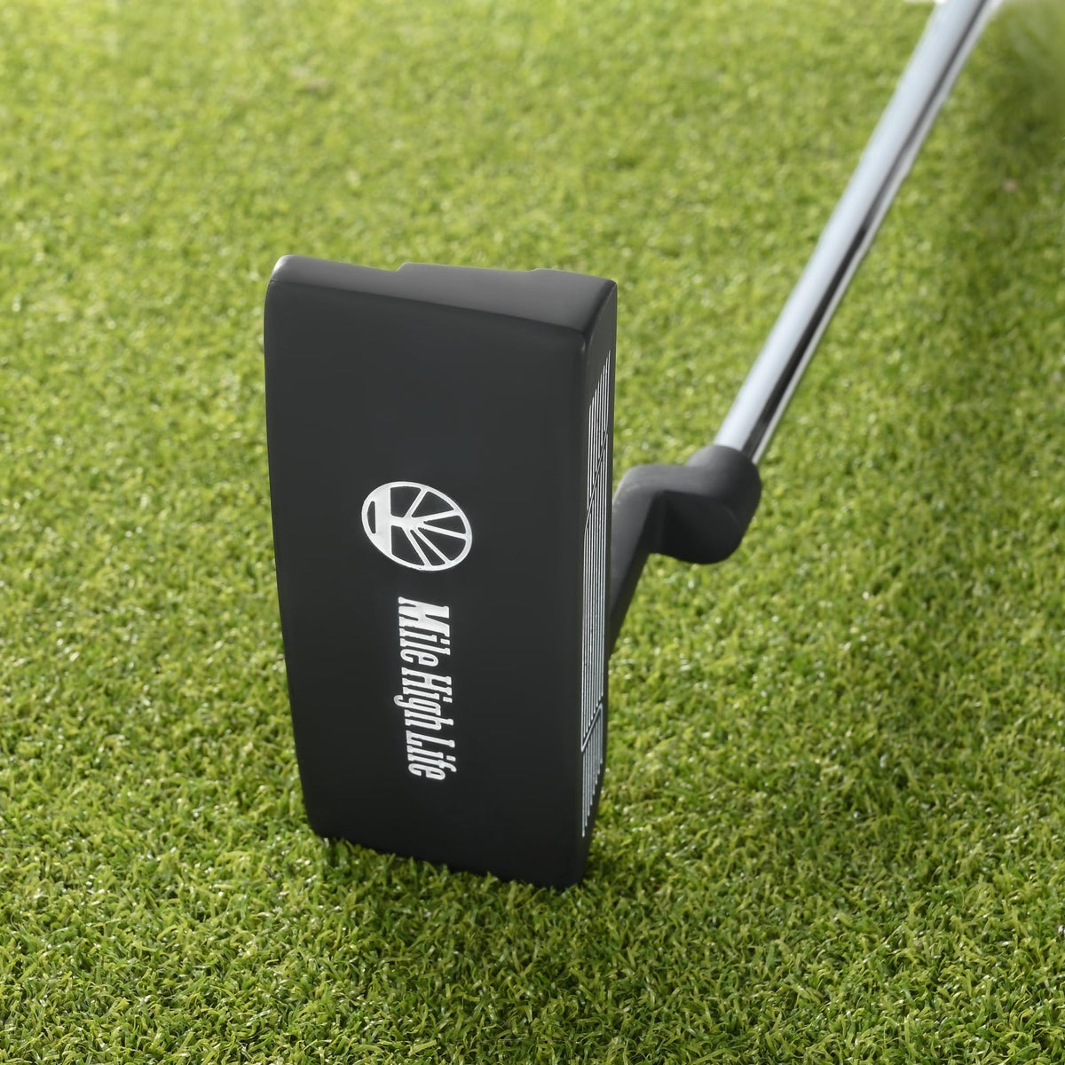 Mile High Life putter features a soft face for forgiving feel.