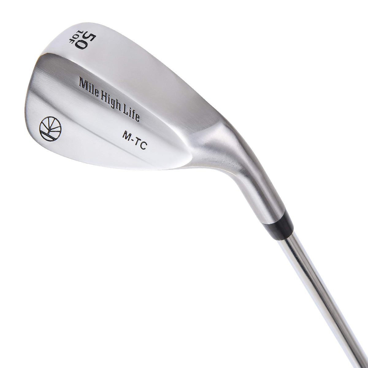 Mile High Life sand wedge with black titanium finish for greenside control.