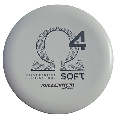 Millennium Omega4 putter front view in standard soft plastic for accurate putts in wind