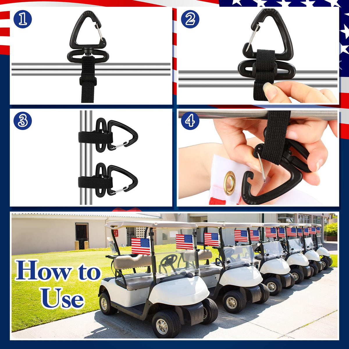 Mindsoft-easy-install-strap-system enables tool-free setup on most poles.
