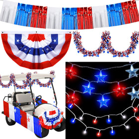 Mindsoft patriotic decor set is reusable for multiple Independence Day celebrations