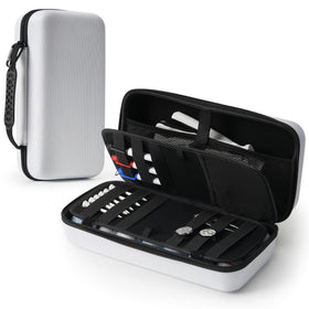 MINGLITAI golf ball storage box front view with protective shell and compact design