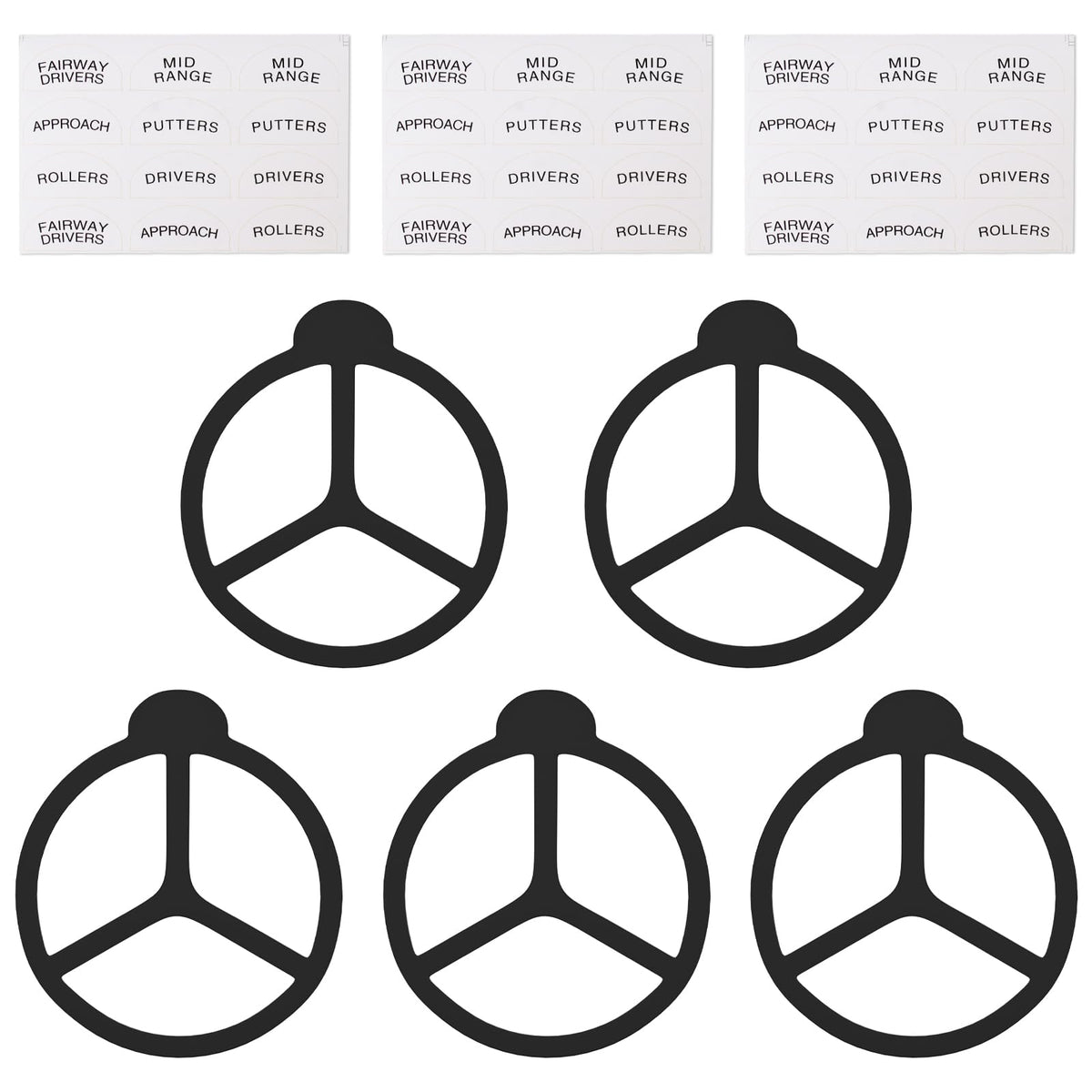 MingWeiZnb disc dividers 5-pack keeps discs organized and protected during transport.