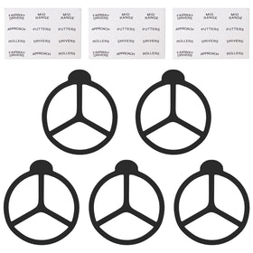MingWeiZnb disc dividers 5-pack keeps discs organized and protected during transport.