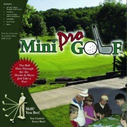 Mini Pro Golf tabletop 9-hole portable game for indoor fun and practice