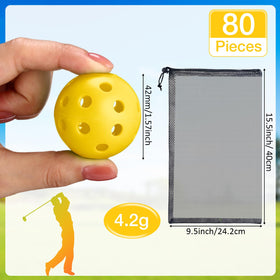 MiniInflat 26-hole scalloped design delivers true spin for precise practice.