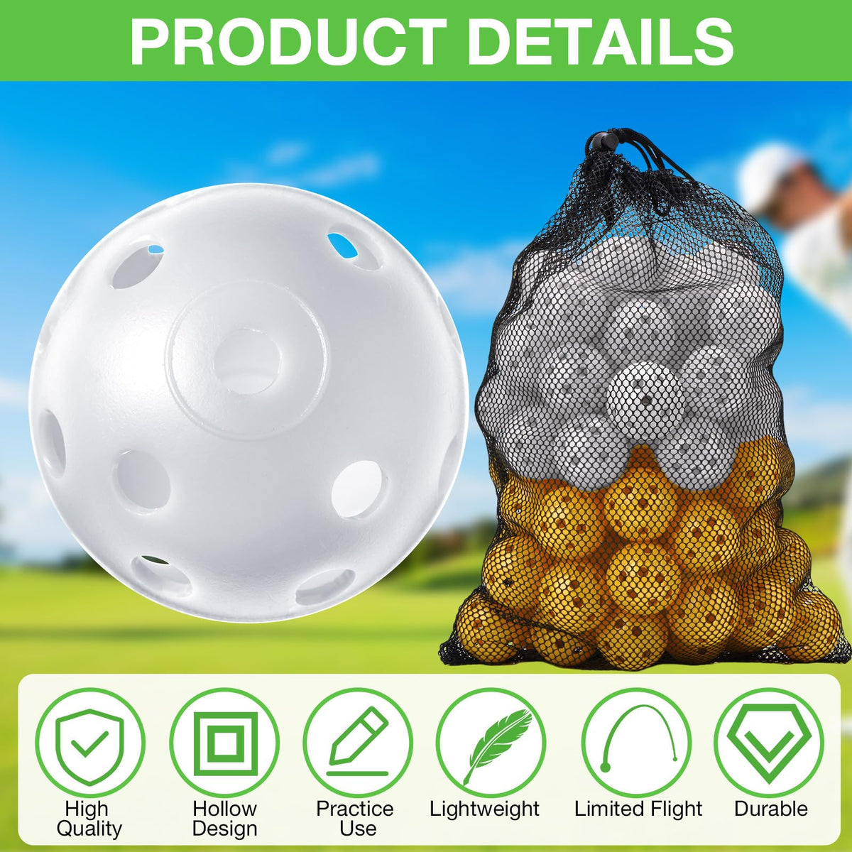 MiniInflat 42 mm diameter ball with realistic practice feel