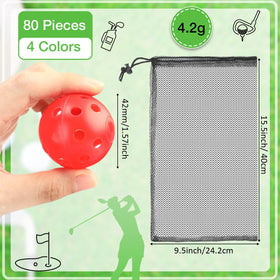 MiniInflat 80-pack blue balls for quick location and accurate practice at range.