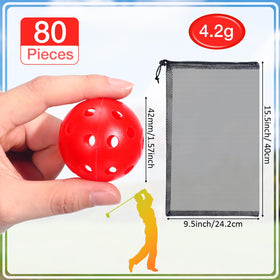 MiniInflat 26-holes closeup shows true spin potential for consistent swing practice.