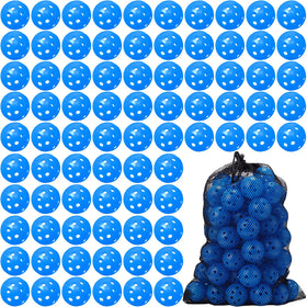 MiniInflat 80-pack practice golf balls for versatile indoor and outdoor training.