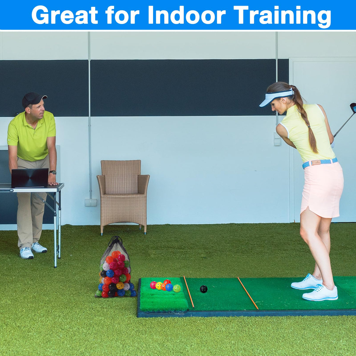 MiniInflat color variety helps quick identification during training sessions.