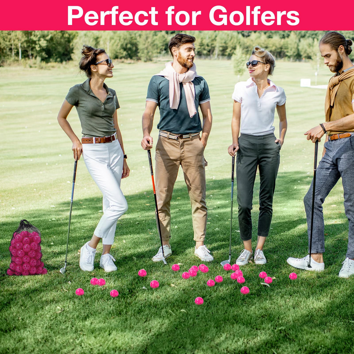 Durable plastic MiniInflat golf ball resists fading and dents