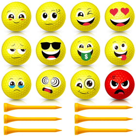 MiniInflat funny golf balls 12pcs on course add playful vibes and reliable distance.