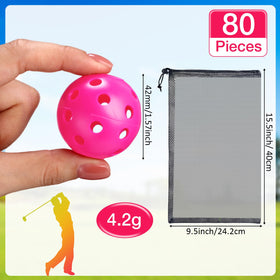MiniInflat ball with flight-simulation holes for realistic practice