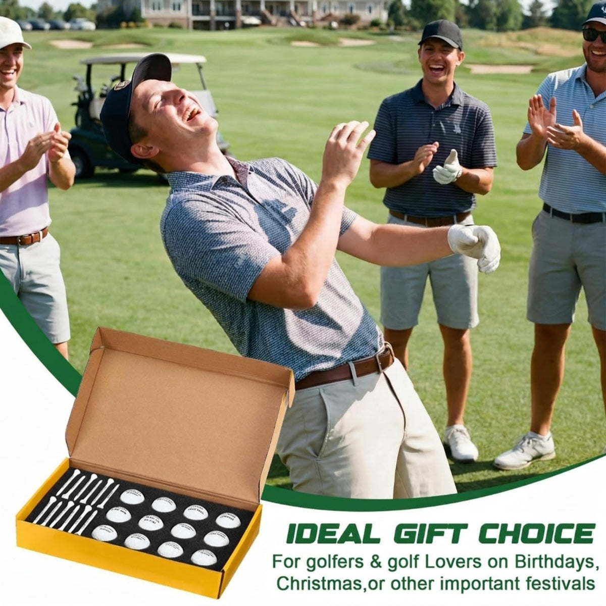 MiniInflat golf set on course scenario inspires gift ideas.