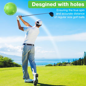 MiniInflat green practice ball outdoors for backyard practice sessions