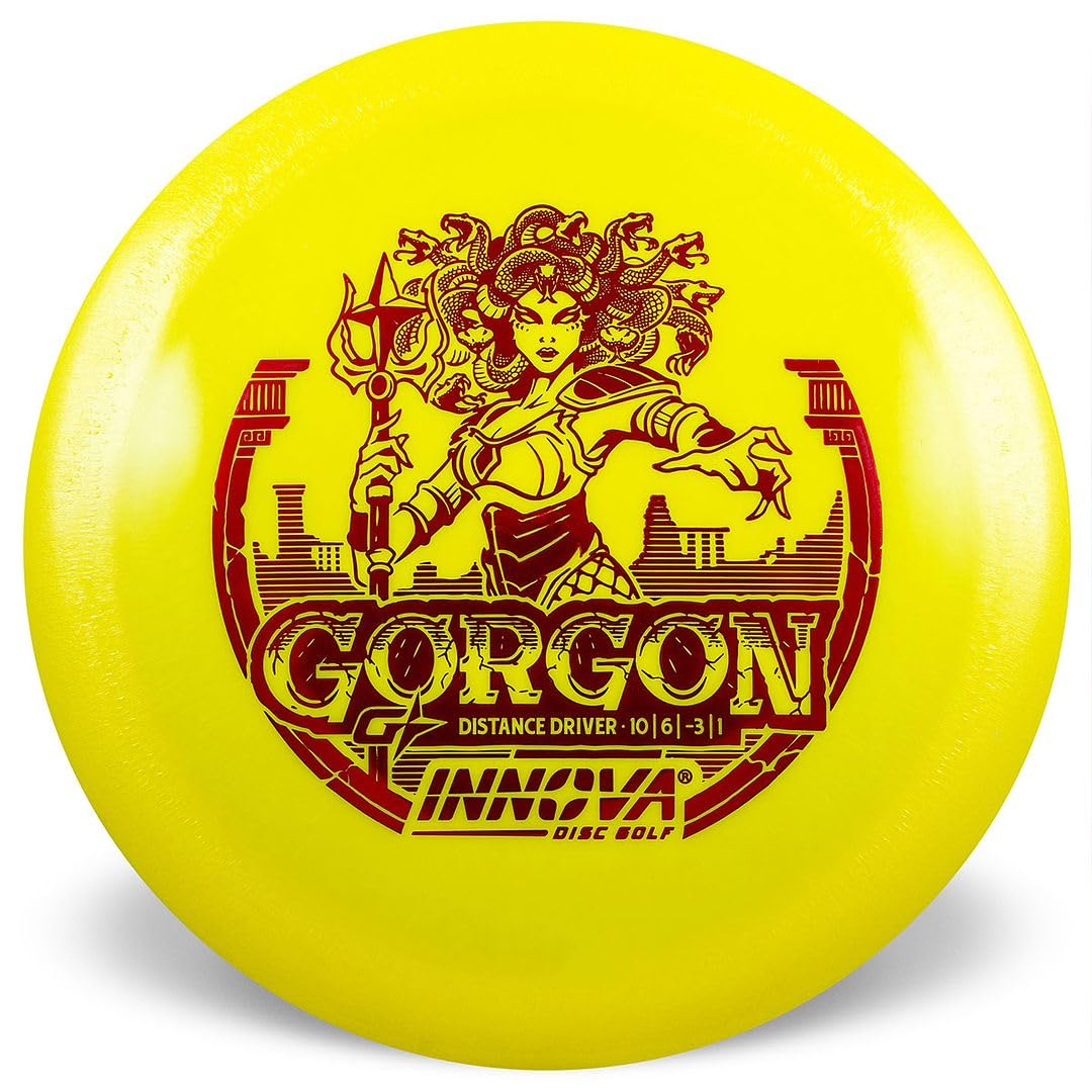 Mint Discs Gorgon distance driver in G-Star plastic delivers long, straight flights.