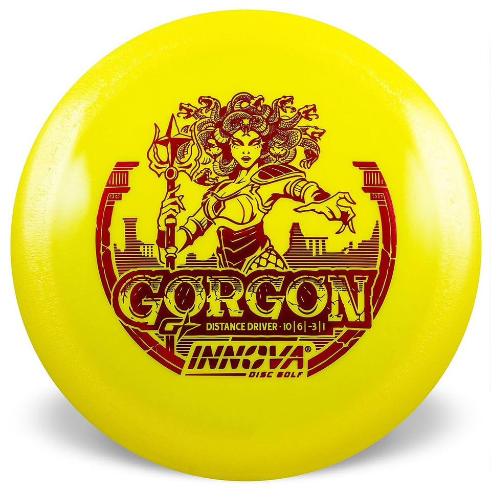 Mint Discs Gorgon distance driver in G-Star plastic delivers long, straight flights.