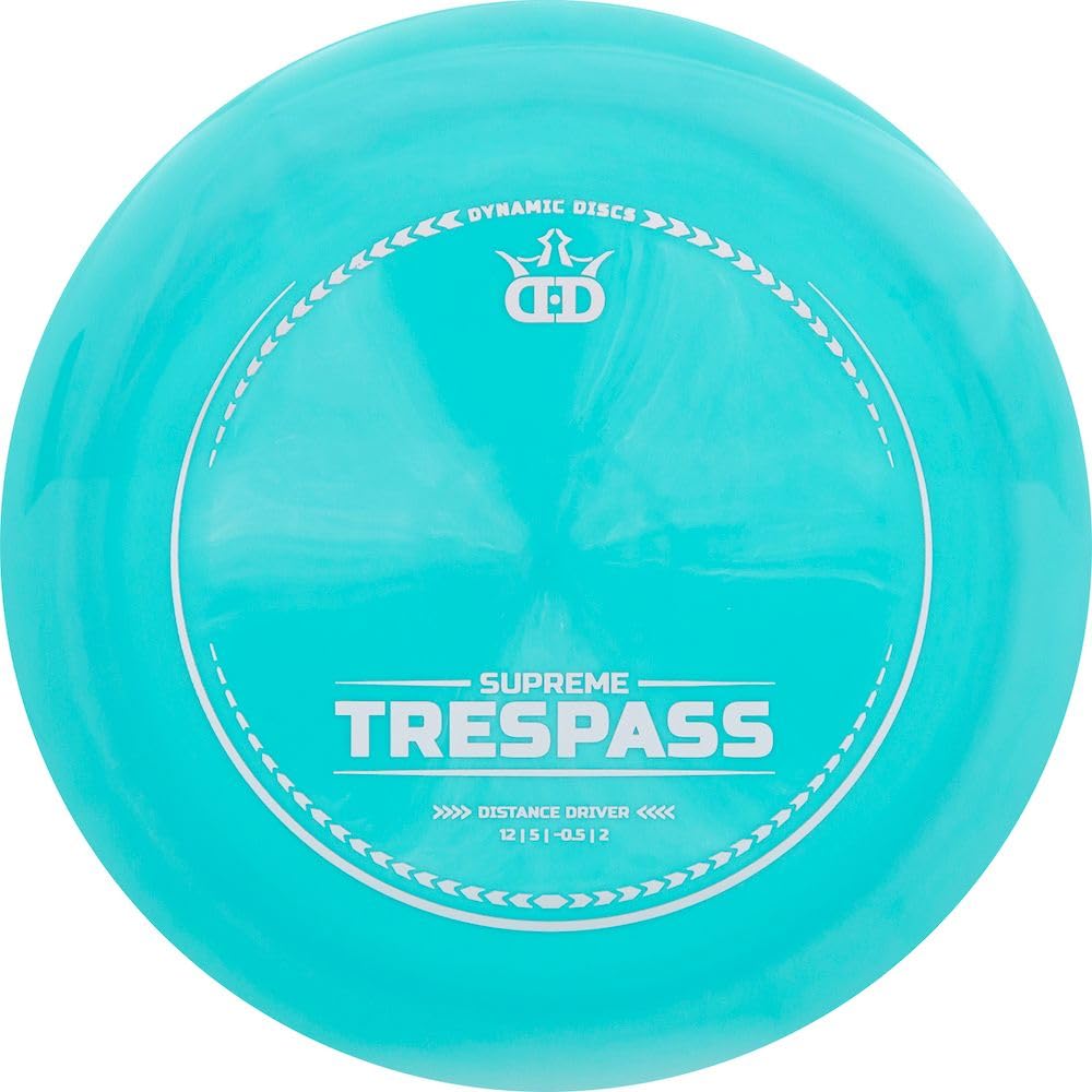 Mint Discs Trespass distance driver in Supreme plastic ready for long, straight flights.