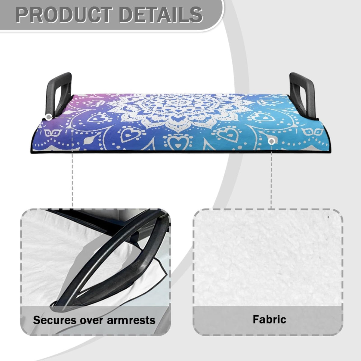 Mintulipy golf cart seat cover adds cushioning for comfortable rides.