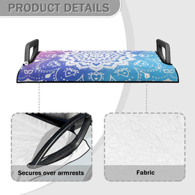 Mintulipy golf cart seat cover adds cushioning for comfortable rides.