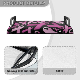 Mintulipy seat cover shown for easy installation over armrests.