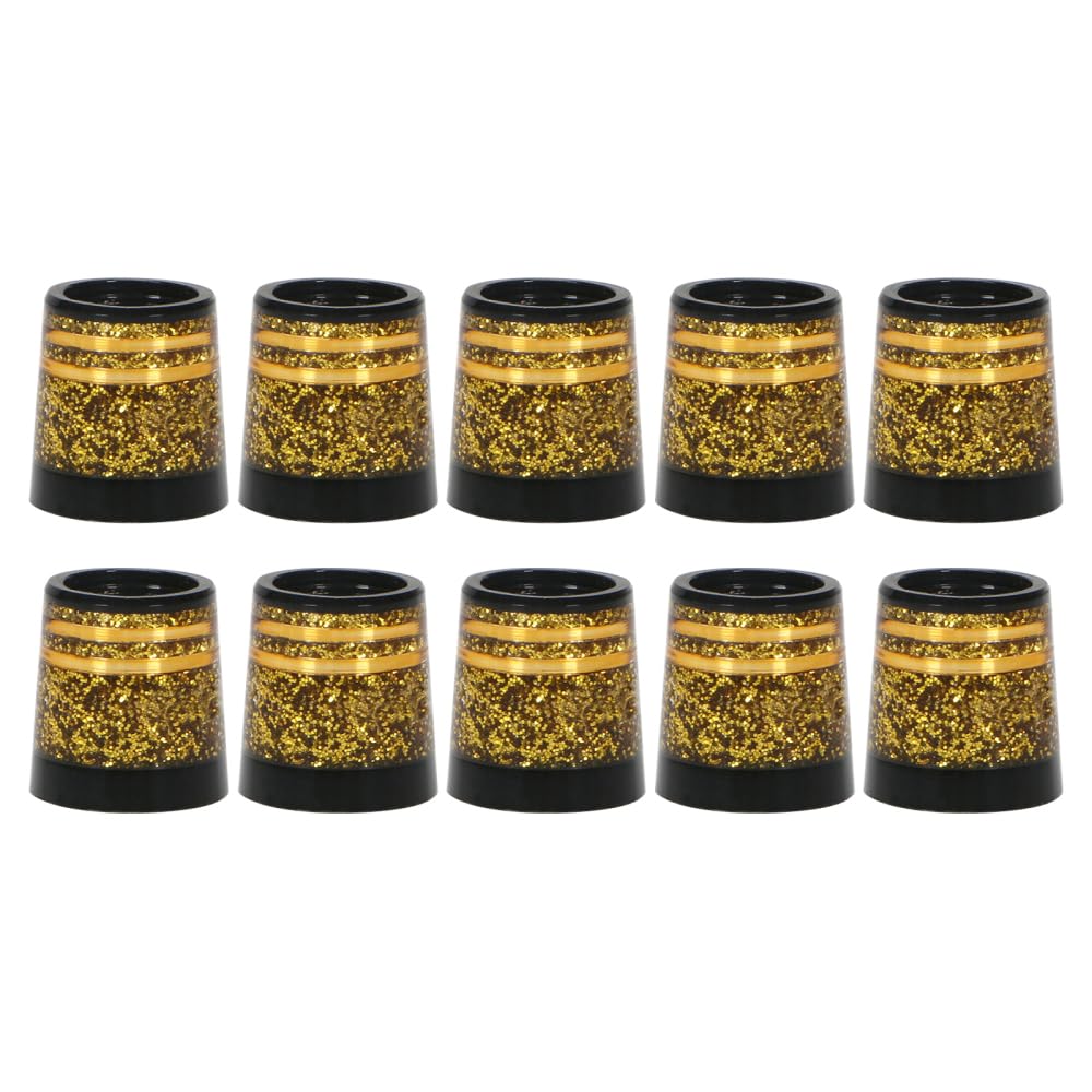 MiOYOOW gold golf iron ferrules guard clubs with stylish protection.