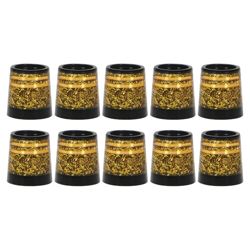 MiOYOOW gold golf iron ferrules guard clubs with stylish protection.