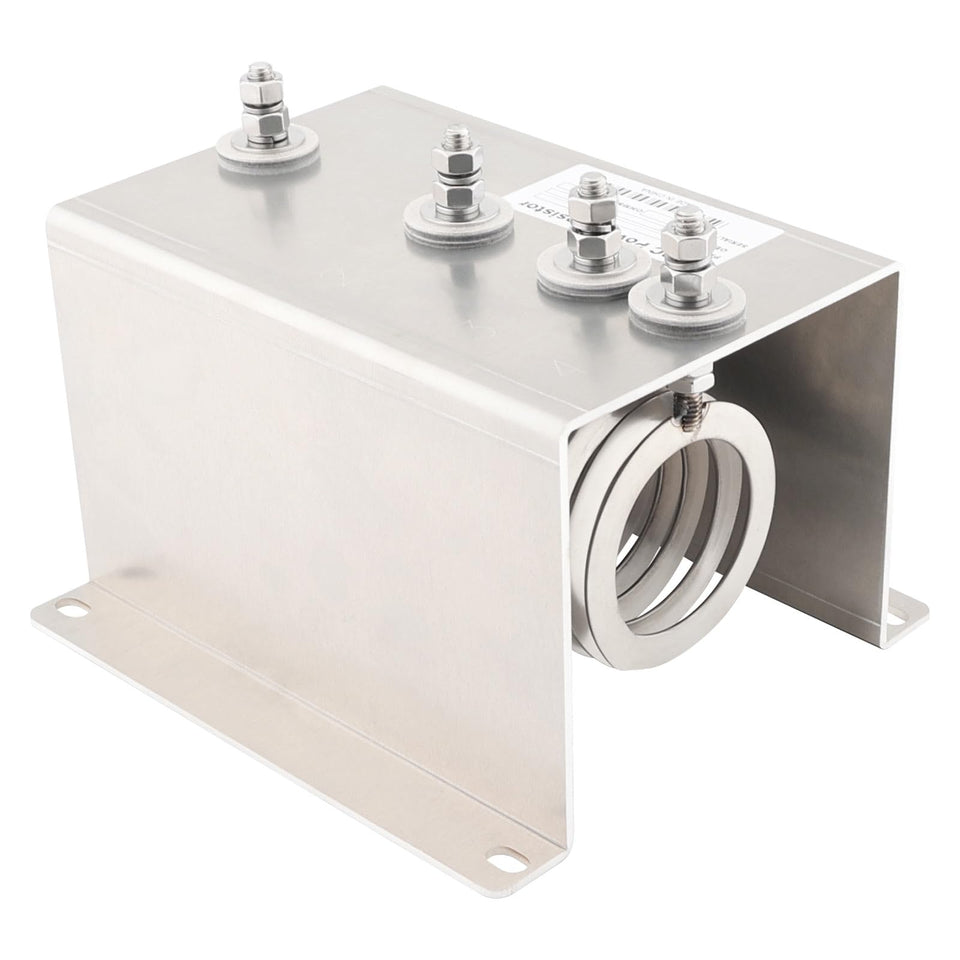 Misakomo 28197G01 resistor assembly front view for EZ-GO compatibility and sleek aluminum build