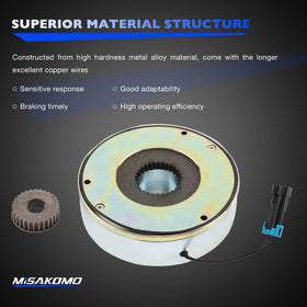 Misakomo brake motor wire shows flexible installation for easy setup