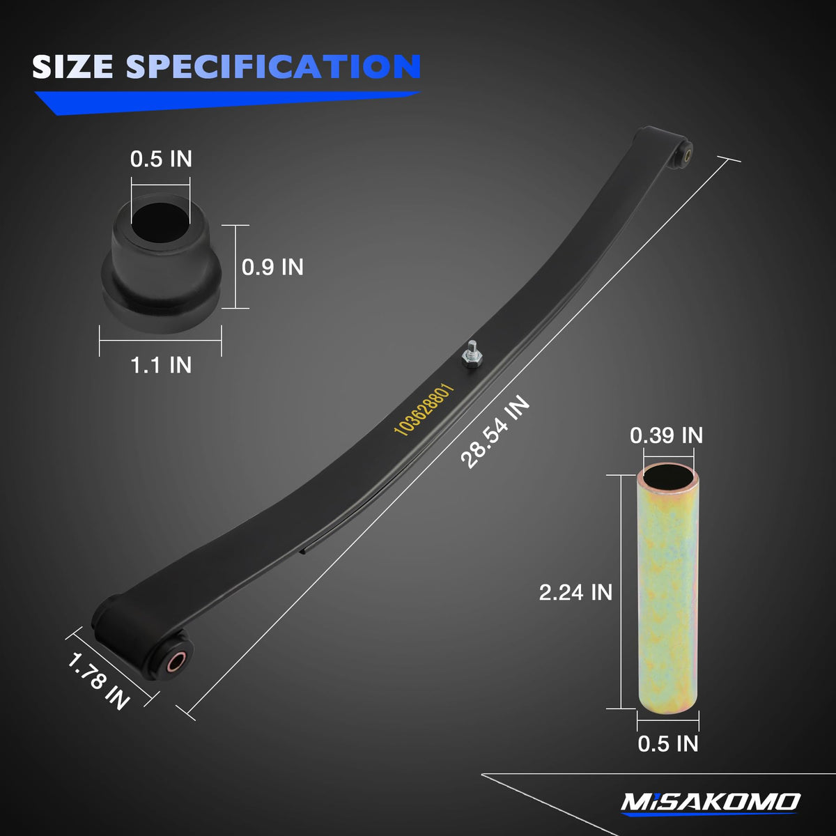 Misakomo corrosion-coated carbon steel springs resist rust and impact