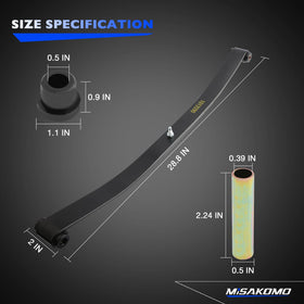 Misakomo easy installation leaflet kit enables DIY upgrades with common tools.