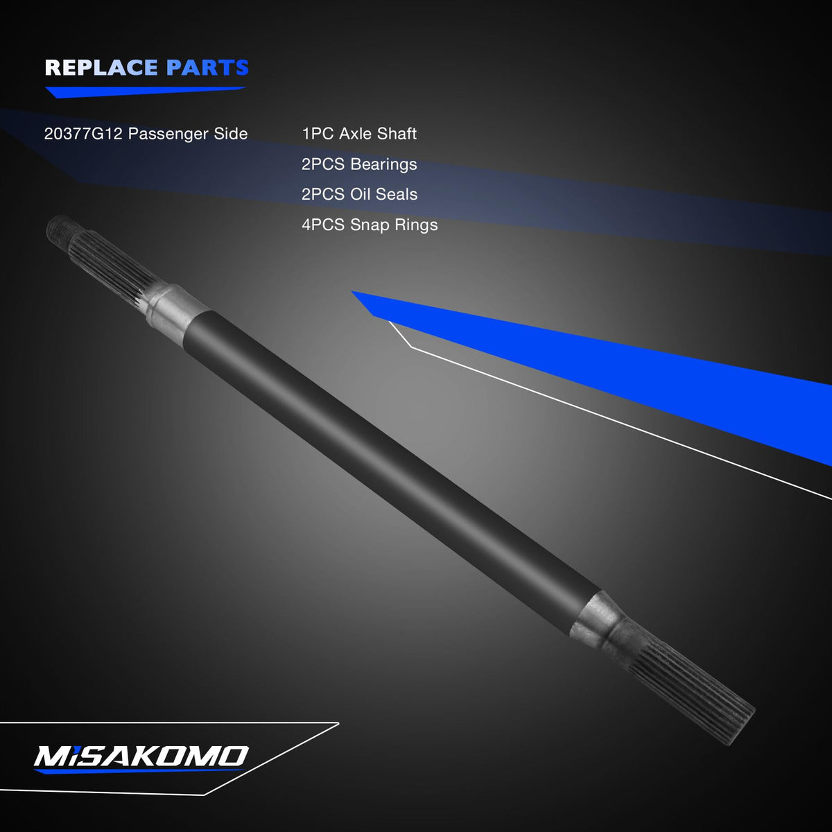 Misakomo EZGO kit with bearings and seals supports long-term reliability.