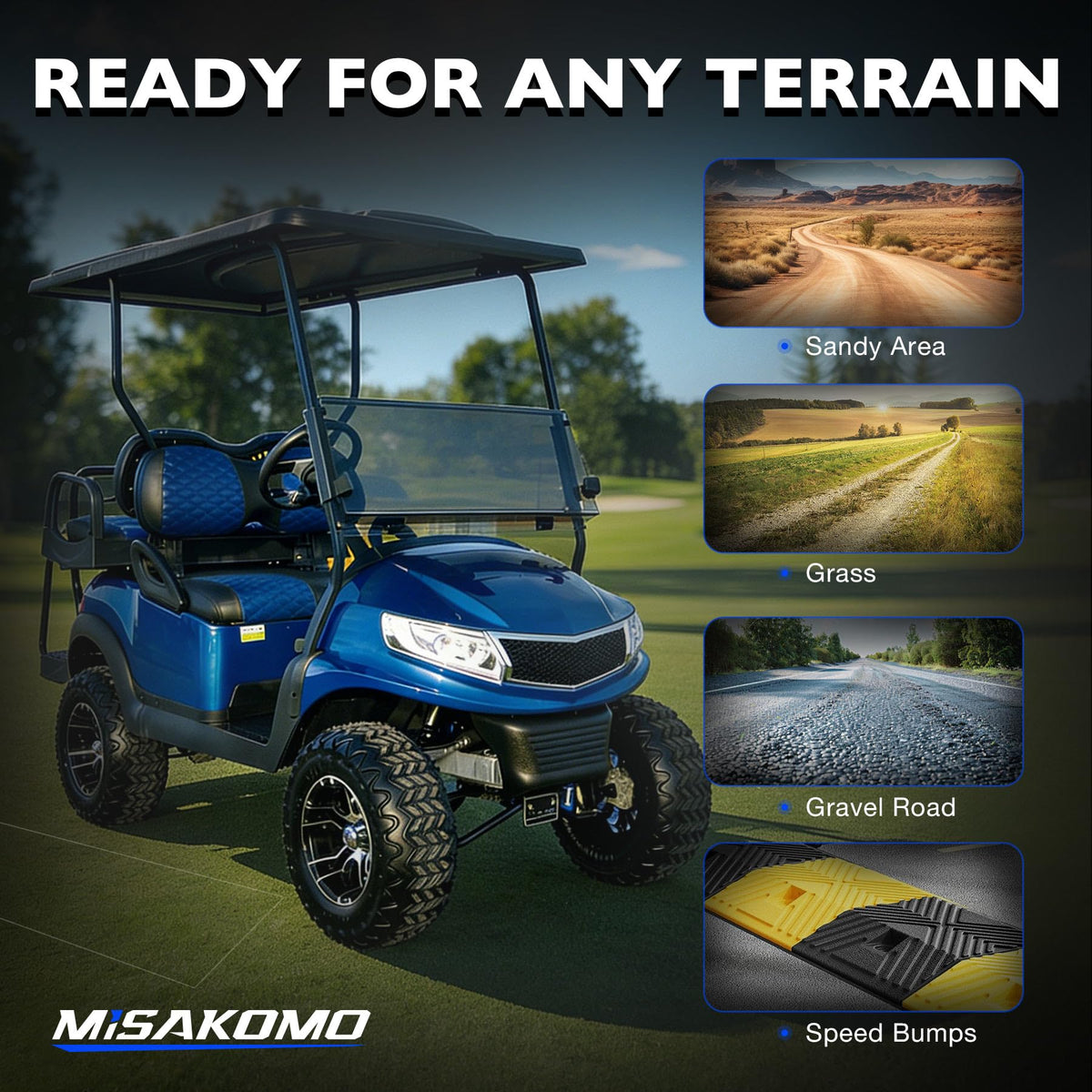 Misakomo front shock absorber nuts ensure secure mounting
