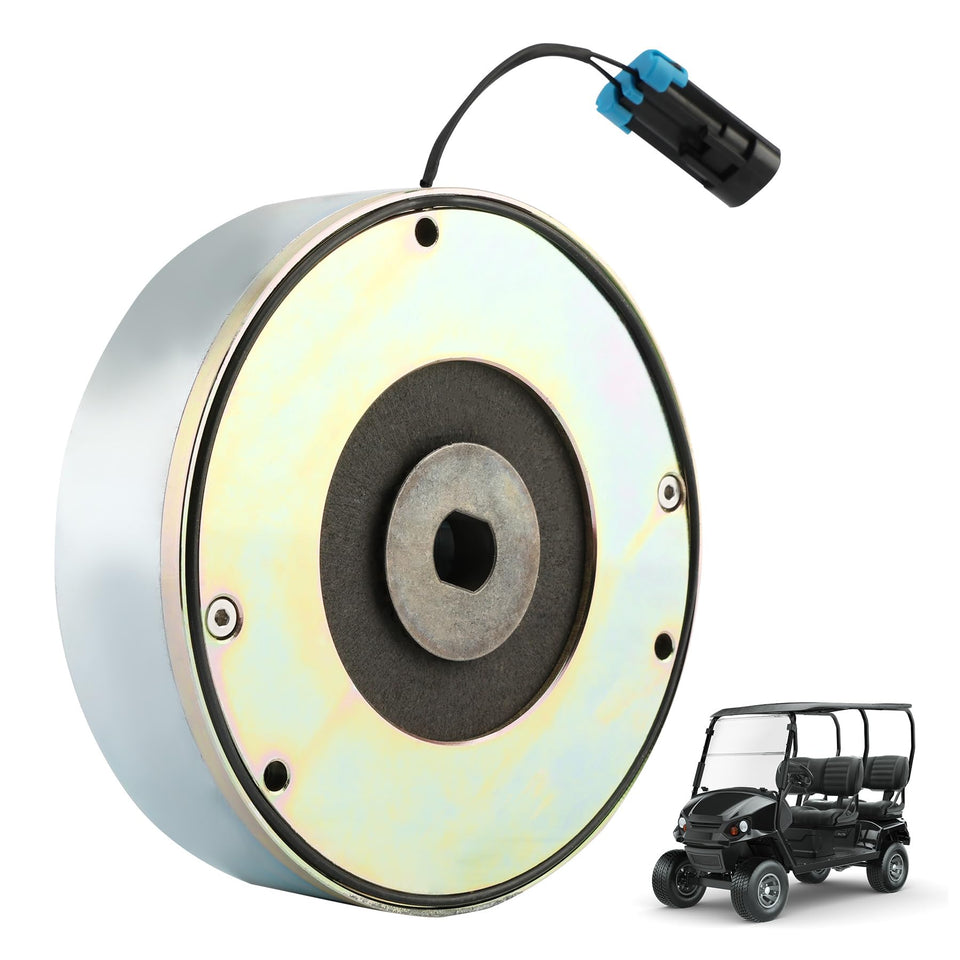 Misakomo golf cart brake motor assembly for EZGO RXV demonstrates precise braking action