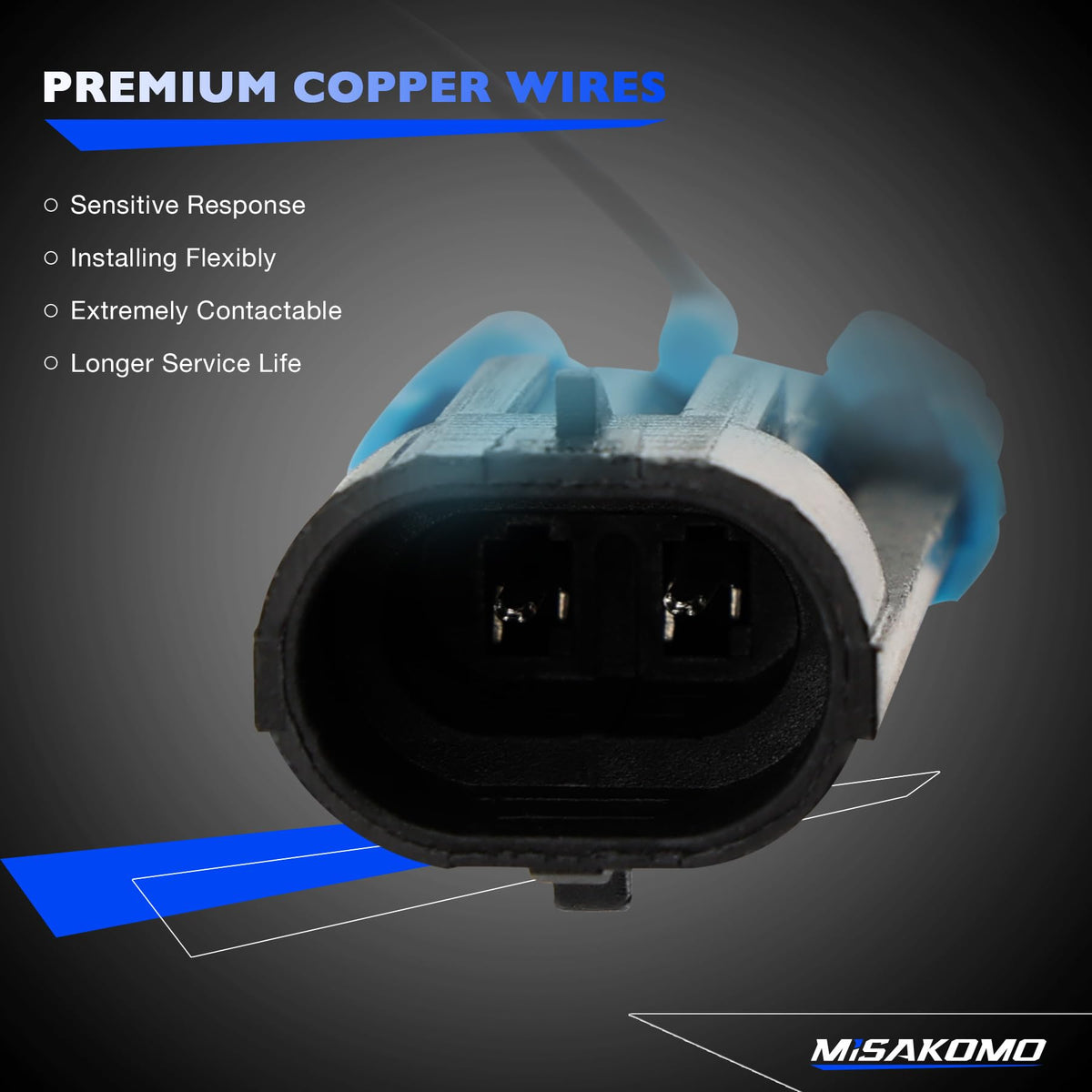 Misakomo golf cart brake system with durable housing and components