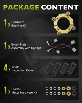 Misakomo golf cart starter repair kit simplifies maintenance