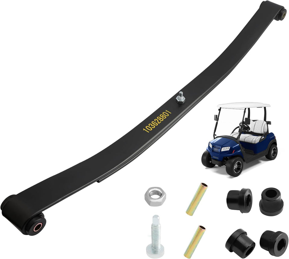 Misakomo heavy-duty front 2-leaf springs enhance load capacity for Club Car DS and Precedent models