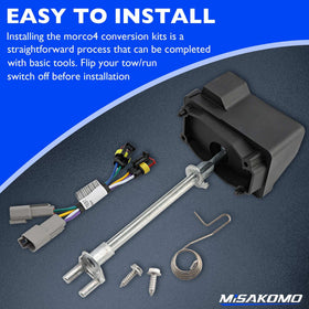 Misakomo adapter plug assembly ensures secure electrical connections.