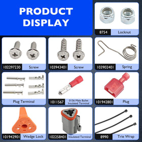 Misakomo wire harness pigtail simplifies wiring during install.