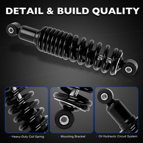 Misakomo OE-style rear shock absorbers install easily with factory mounting points.