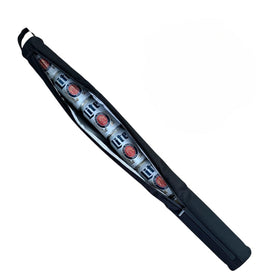Mission Athletics Ten Iron beer sleeve in bag slot keeps drinks cold.