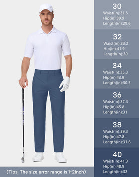 MIVEI mens golf pants versatile daily wear from course to office.