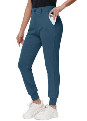 MIVEI women's stretch golf joggers with belt loops for a secure fit on the course