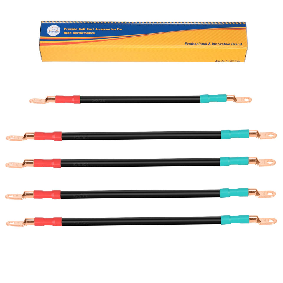 Mixopoly 4 gauge short 9 inch cable for compact routing and quick connections.