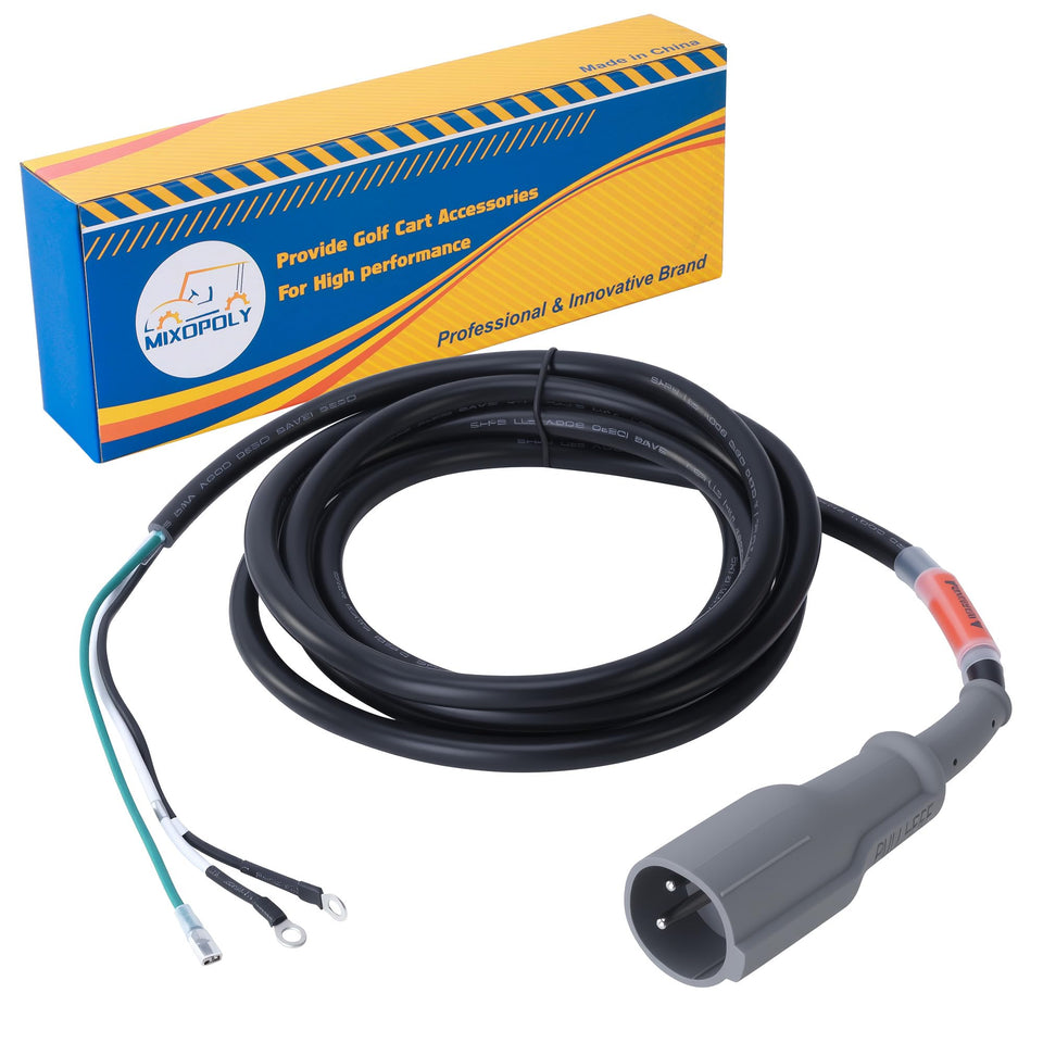 Mixopoly 48V 130in charger plug for Club Car, sturdy replacement
