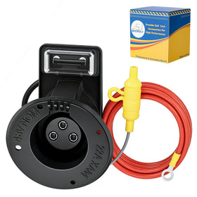 Mixopoly 48V golf cart charger receptacle: precise fit for Club Car DS models, ensuring reliable power connections.