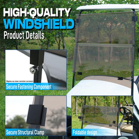Mixopoly 5mm acrylic windshield demonstrates durability and clear viewing.